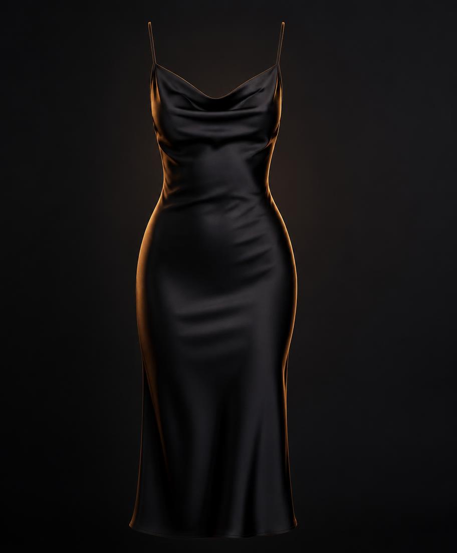 Vestido Slip Noir